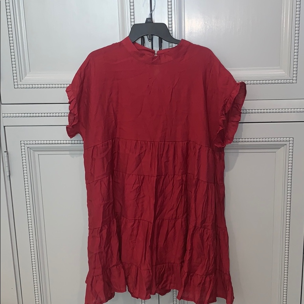 red dress